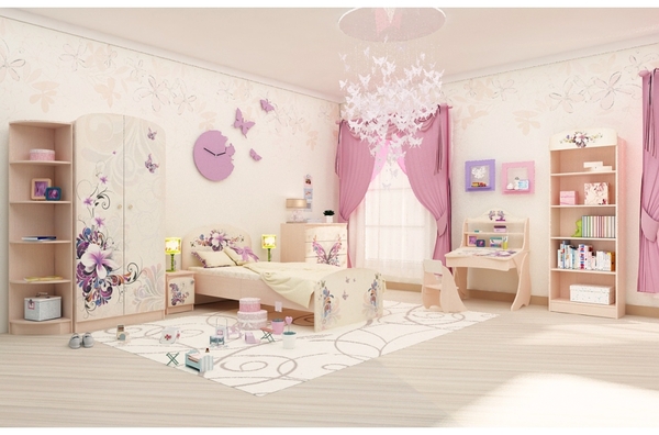 Детская комната Бабочки