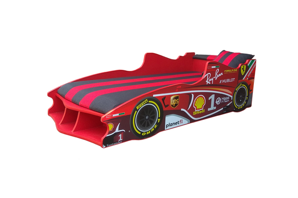 Детская кровать Формула F1 (красная)