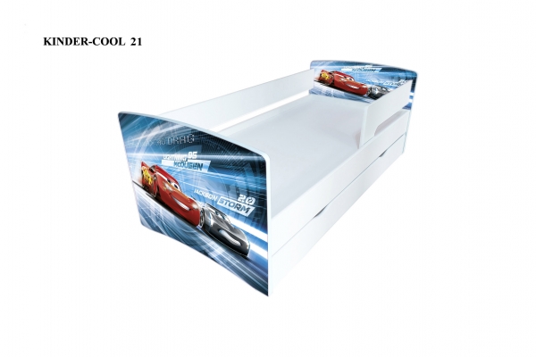 Кровать KINDER-COOL (Киндер Кул) тачки