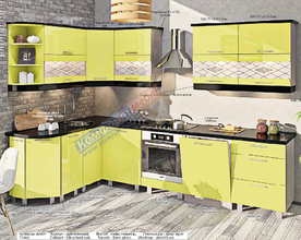 Кухня Фарбований високий глянець КХ-6732