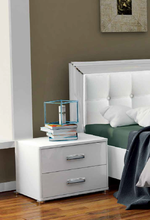 Тумба прикроватная Белла (белый глянец)