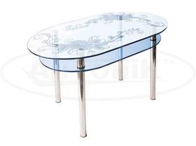 Стол КС-6 прозрачное стекло 