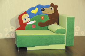 Дитячий Диван Маша і Ведмідь