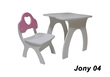 Дитячий стіл+стільчик Jony (Джоні)