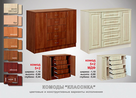 Комод Классика 5+2